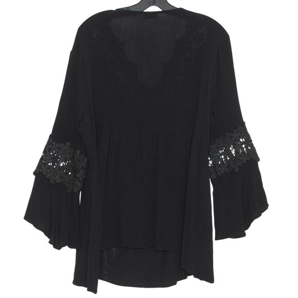 Studio Gem Top Gauze Academia Witchy Whimsigoth Cottage Fairy Grunge Black XL - Picture 2 of 5